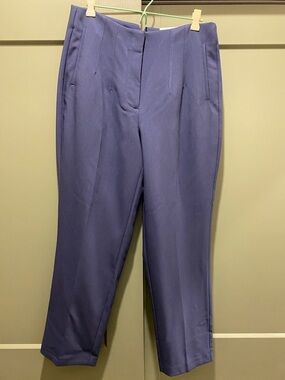 Classic Tailored Trousers in Slate Blue